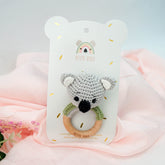 Petite Vous Ozzie Koala Crochet Ring Rattle